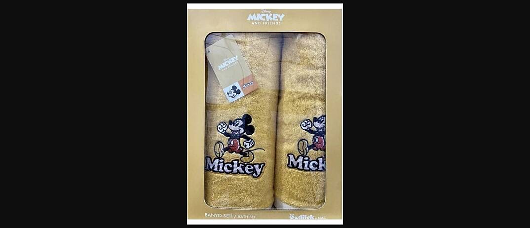 Özdilek Banyo Seti Disney Mickey Mouse Happy Sarı - 1